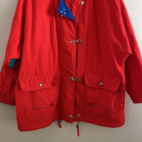 Vintage 90’s London fog red coat - Picture 3 of 11